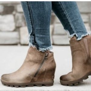 Sorel Brown Ankle Boots